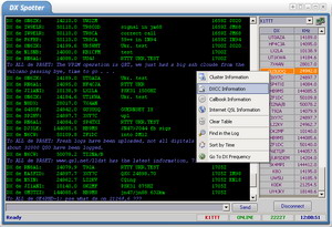 Dx Cluster Monitoring Software